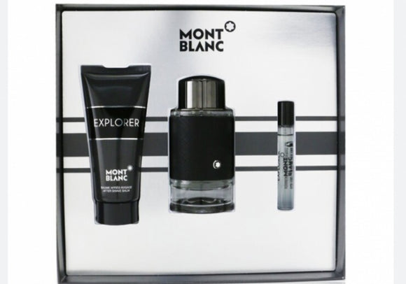 Mont Blanc- Explorer Coffret EDP 100ml + Shower Gel 100ml + Naturale Spray 7,5ml